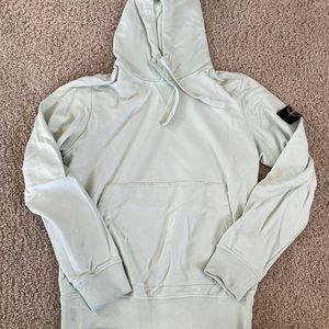 Stone Island Logo-Appliquéd Cotton-Jersey Hoodie